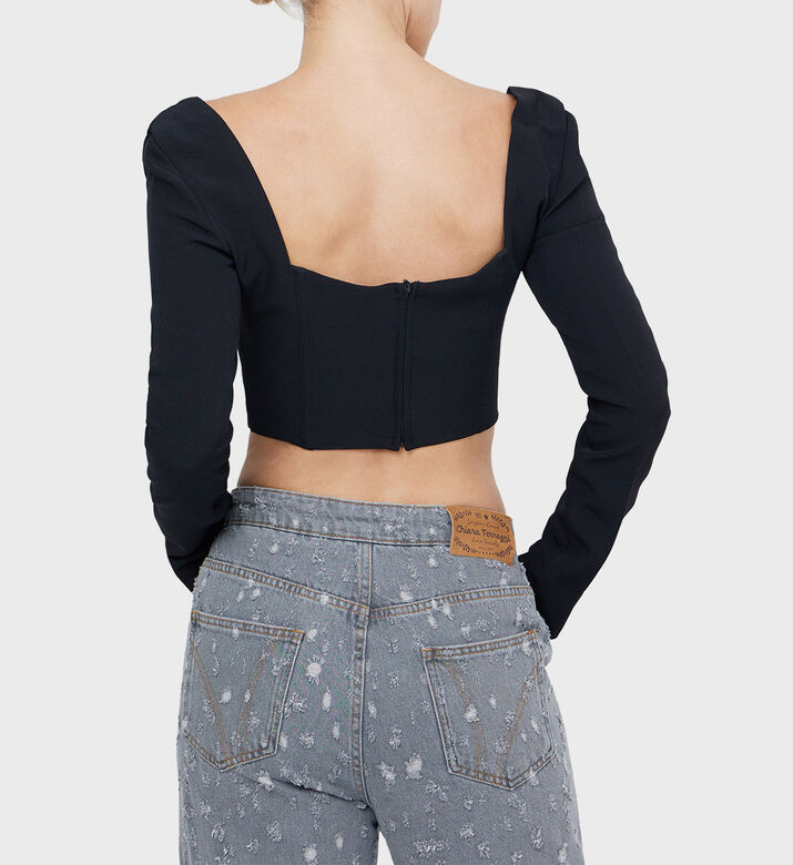 بلوزة موحدة بأكمام طويلة من لوركس