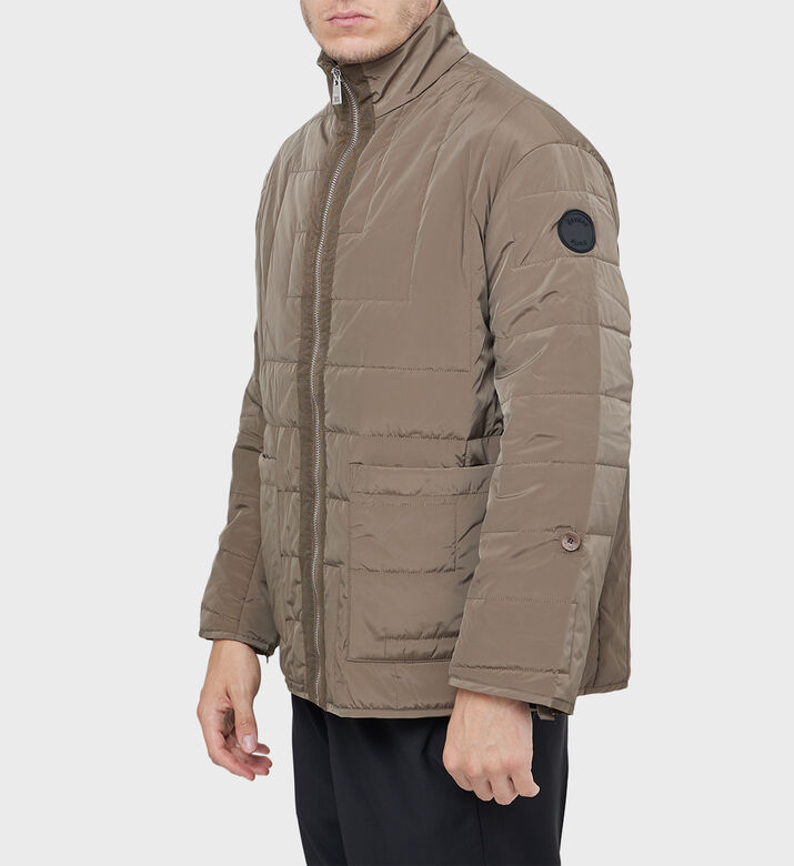 Parisi Stand Collar Bomber Jacket