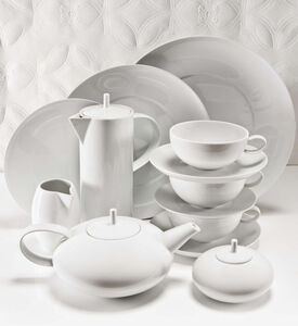 وعاء شوربة دومو بورسلين