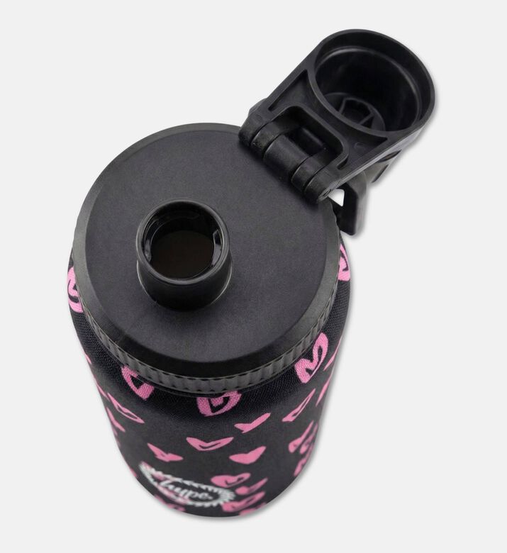 Hype Hype Water Bottle Black Pink, Packshot View