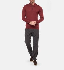Pal Zileri Textured Straight-leg Lounge Trousers, Light-grey, 48, Model View Pal Zileri Textured Straight-leg Lounge Trousers, Light-grey, 48, Model View