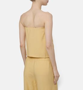 Ba and Sh Strapless Bandeau Top, Model View