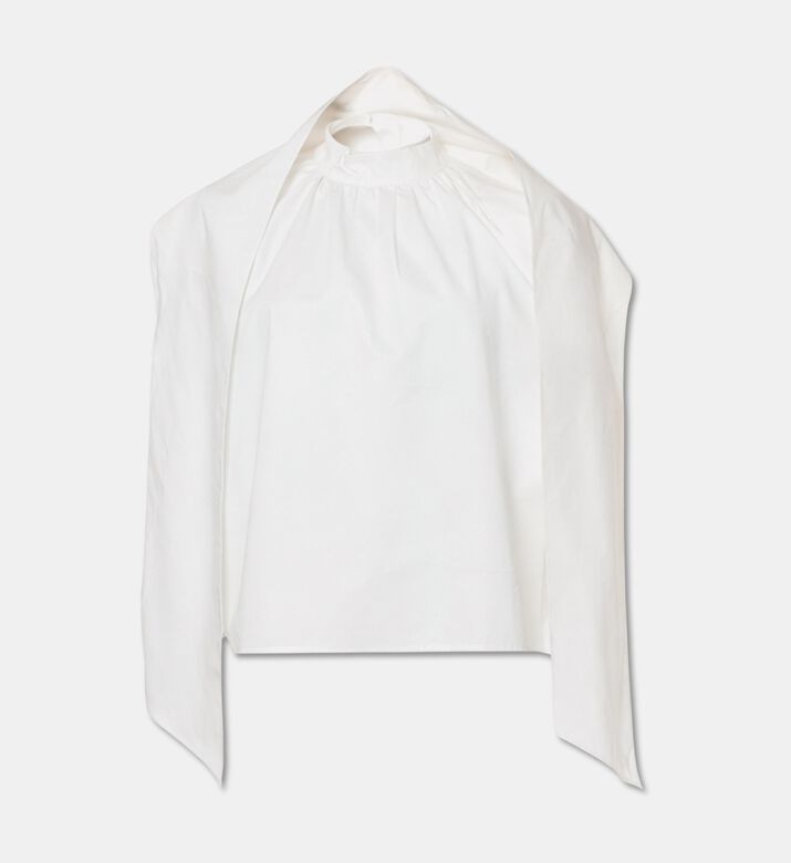 Edward Achour Paris Sleeveless Oversized Bow Top, Packshot View