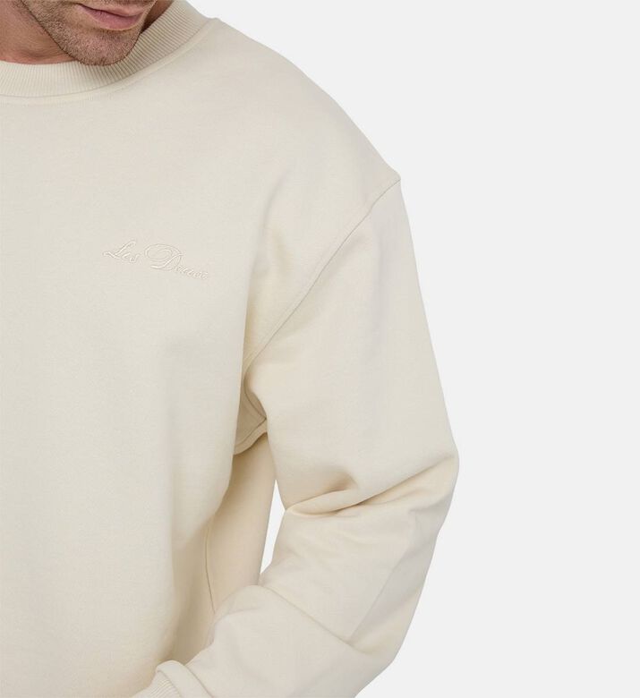 سويت شيرت بياقة مستديرة بأكمام طويلة