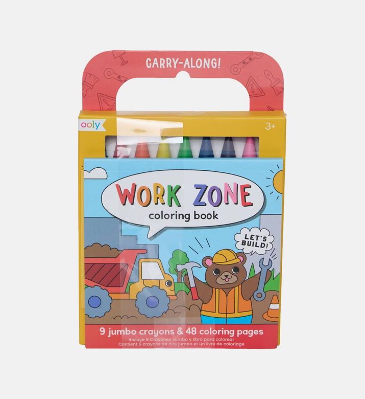 Carry Along 10-piece Coloring Book Set