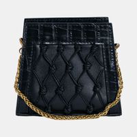 Mini Amu Croc-embossed Bag