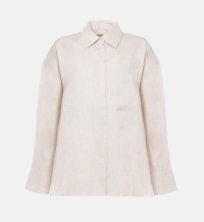 Godalia Button Closure Long-sleeve Shirt, Packshot View