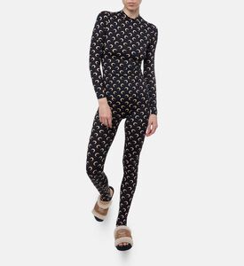 Marine Serre Top Jersey, Black, L, Model View
