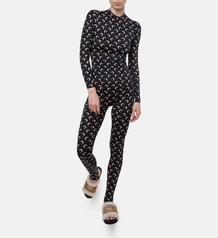 Marine Serre Top Jersey, Black, L, Model View
