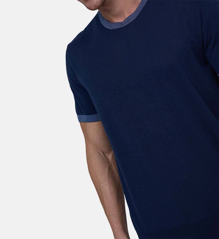 Nude Crew Neck Knitted T-shirt