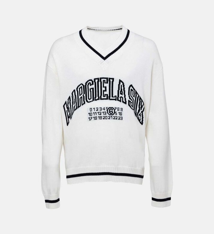 Logo-print V-neck Jumper Logo-print V-neck Jumper