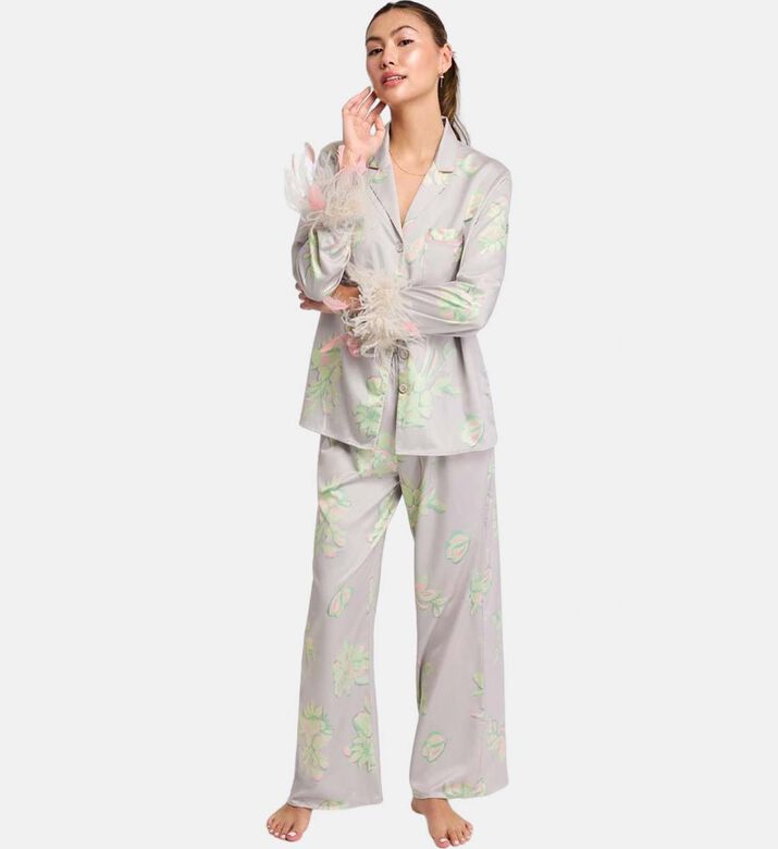 Sofia Button-down Pajamas Set