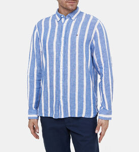 Triple-striped Linen Shirt