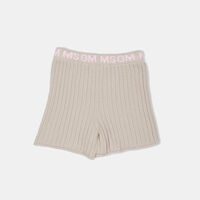 Cotton Logo Waistband Knit Short