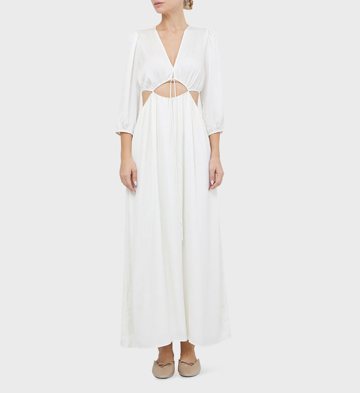 Kanel Cut-out Detail Midi Dress