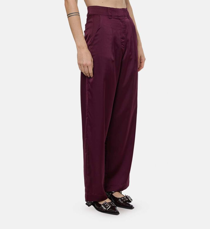 Pleats-detail Wide-leg Pants