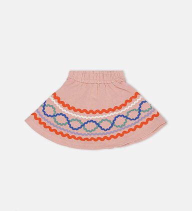 Barbera Knit Wavy Pattern Skirt
