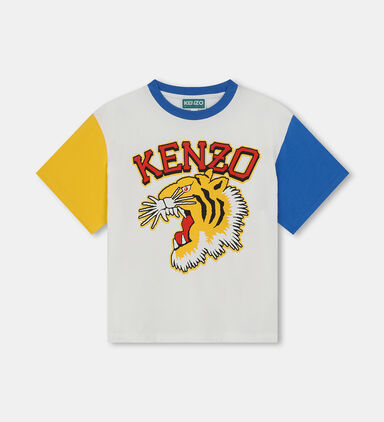 Contrasted Sleeve Organic Cotton T-shirt
