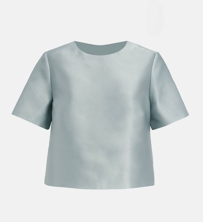 Savanna Top Mikado, Blue, S, Packshot View