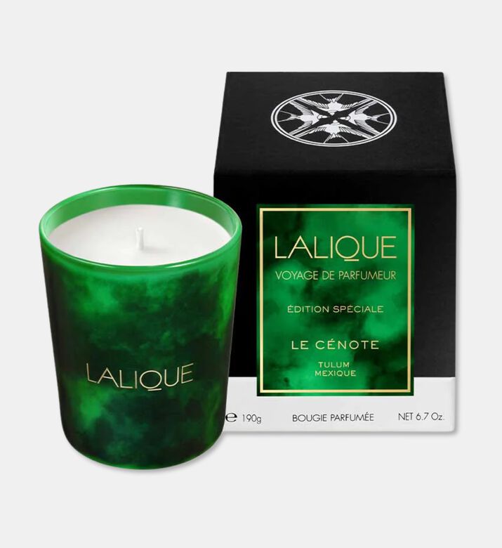 Lalique Candle 190 G Le Cenote, Packshot View