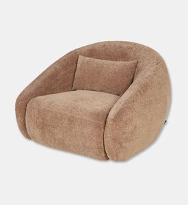 Home Deco and More Lola 1-seater Arm Chair, Mustard, Packshot View