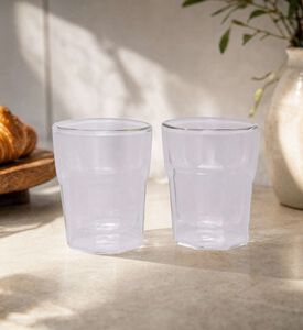 Gusta Chantilly Espresso Glass 2-piece, Model View