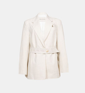 بليزر فلوريس بحزام خصر