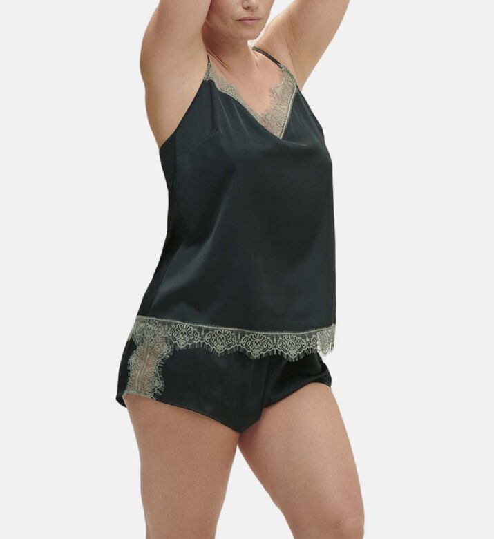 Satin Secrets Lace Night Shorts
