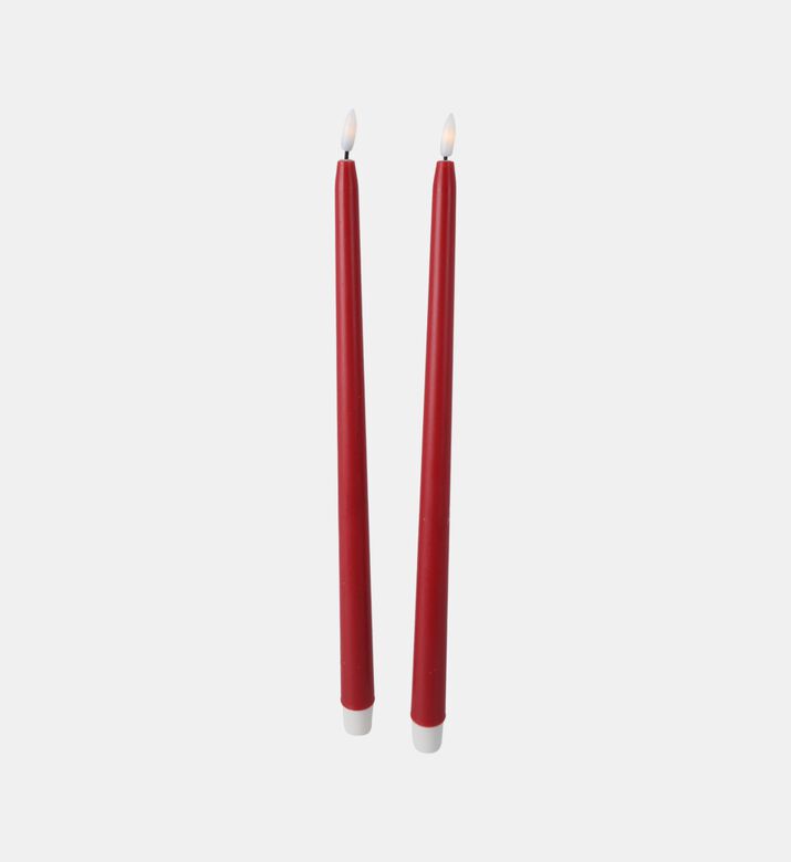 Home Deco and More Candle Dinner, Red, 38-cm, Packshot View