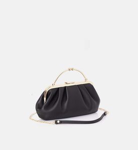 حقيبة يد صغيرة بإطار منحني ومقبض علوي