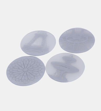 Paris Round Coasters 4-piece Set