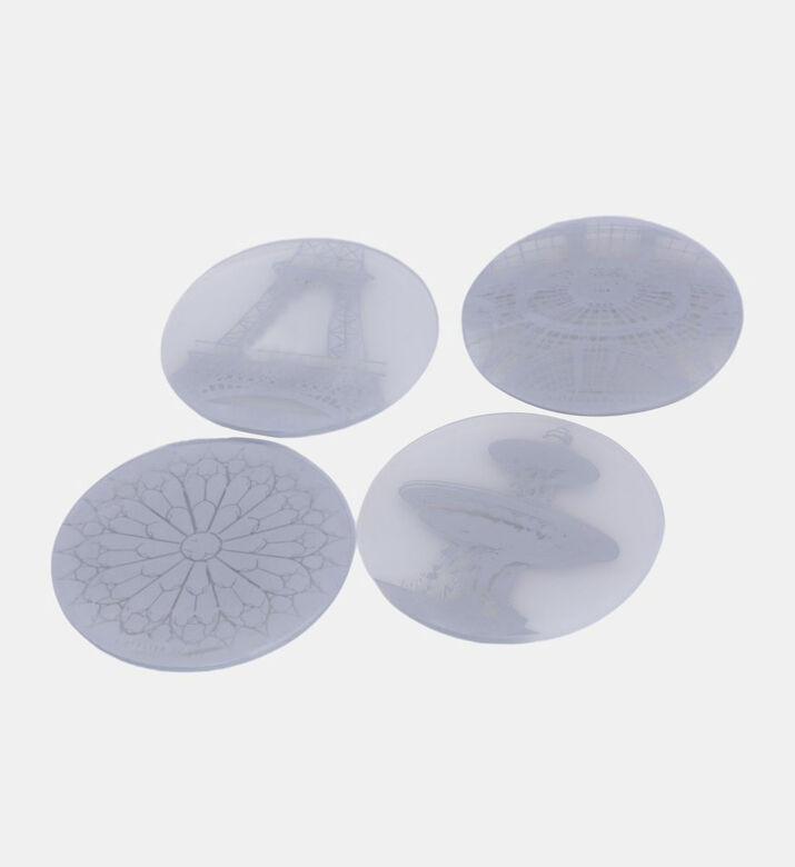 Paris Round Coasters 4-piece Set