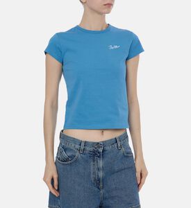 Embroidered Crewneck Short-sleeve T-shirt Embroidered Crewneck Short-sleeve T-shirt