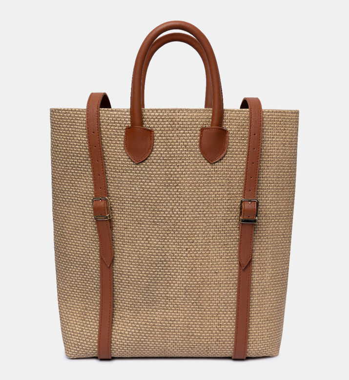 Esmeralda Denim Leather Backpack