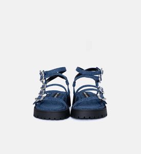 The Kiki Denim Gladiator Sandals