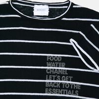 Linen Stripped Short Sleeve T-shirt