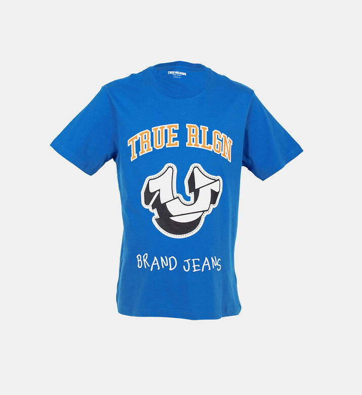 Spliced Horseshoe Graphic T-shirt