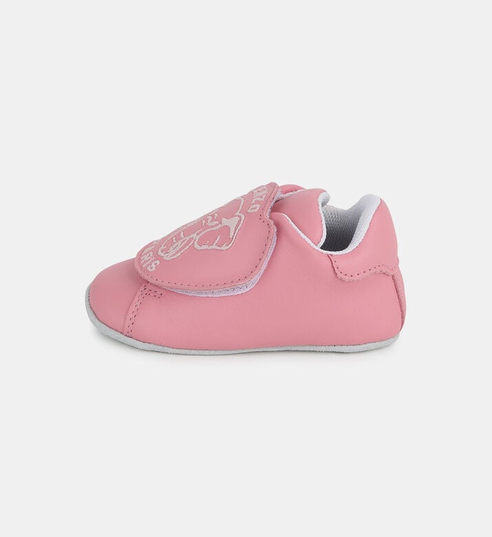 Embroidered Leather Slippers