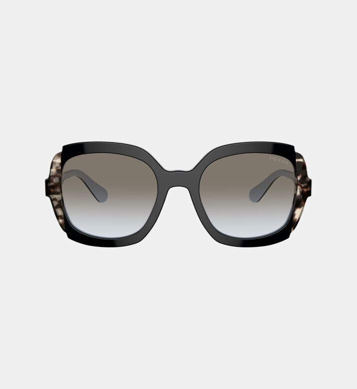 Gradient Round Frame Sunglasses 54