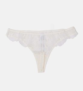 سروال ساودري داخلي برازيلي شبه شفافة مطرز