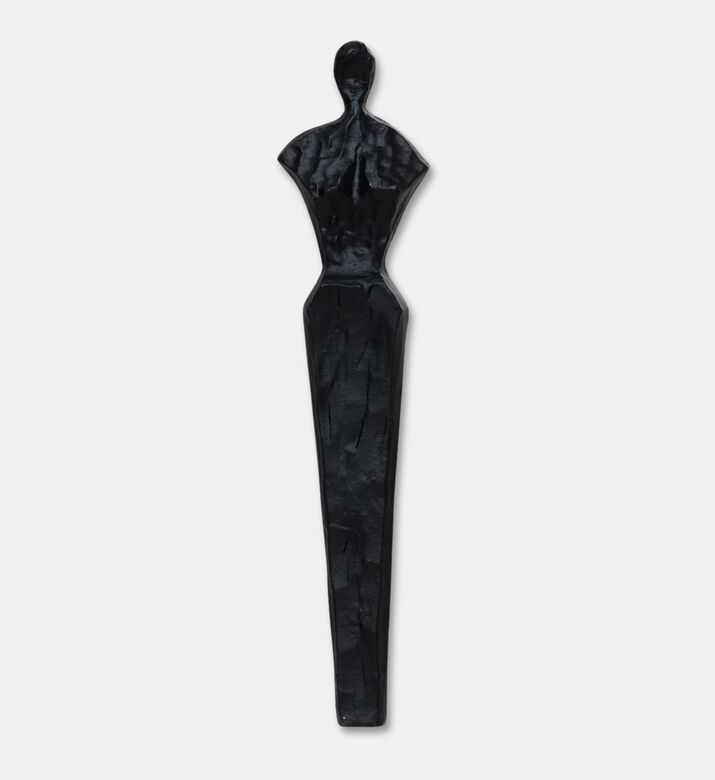 Home Deco and More Marble Base Small Tall Figurine Pair, Black, L, Packshot View
