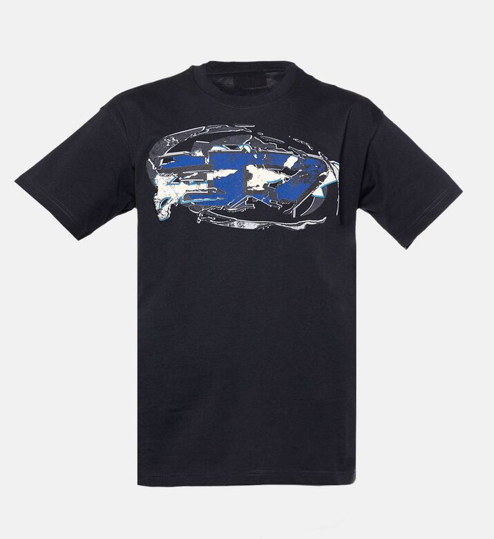 Diesel Crewneck Short-sleeve T-shirt, Black, Xl, Packshot View