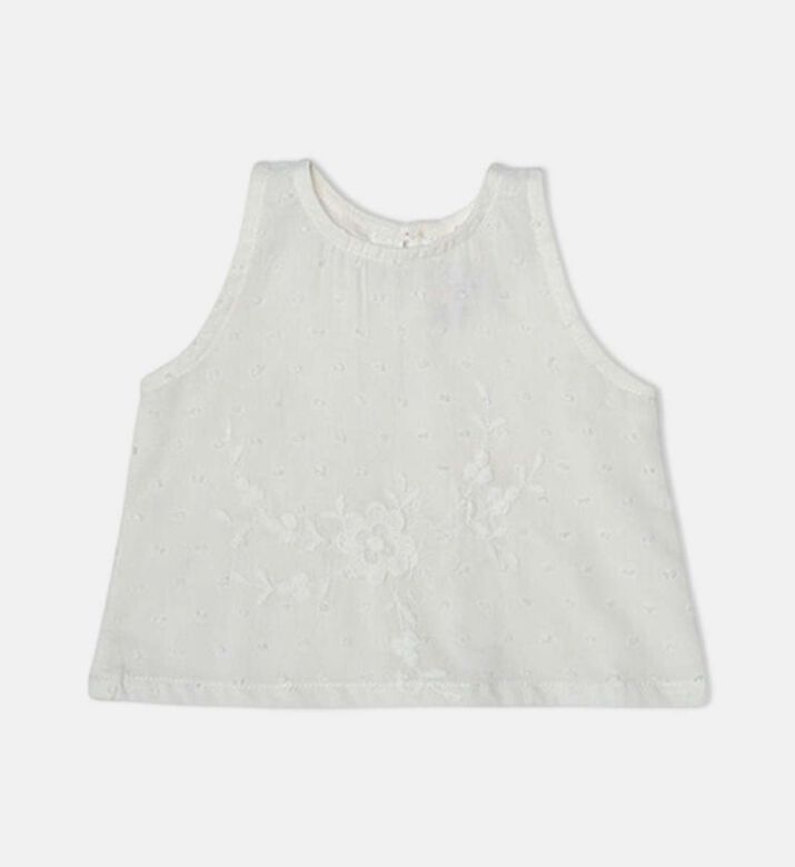 Fleur Embossed Baby Blouse