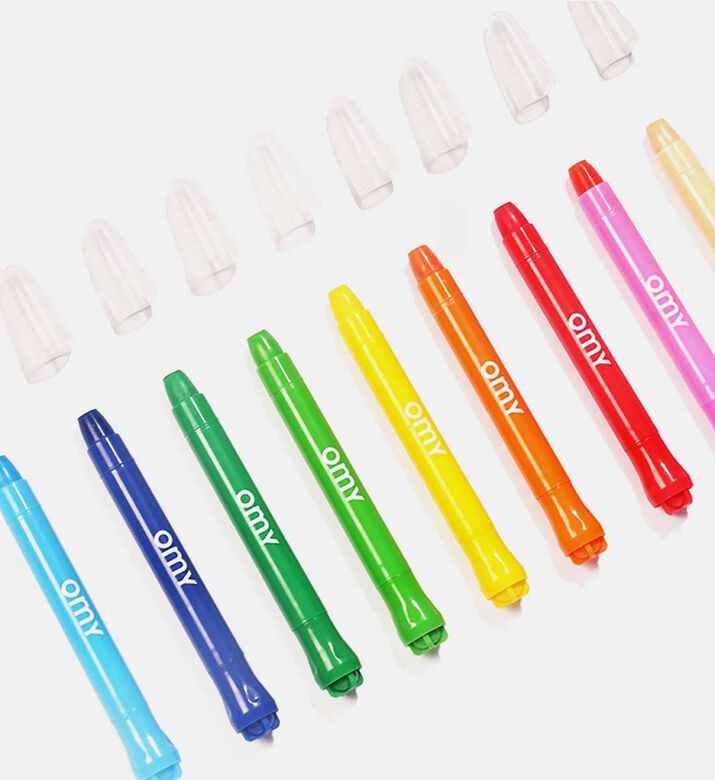 Gel 9 Colored Gel Crayons Box