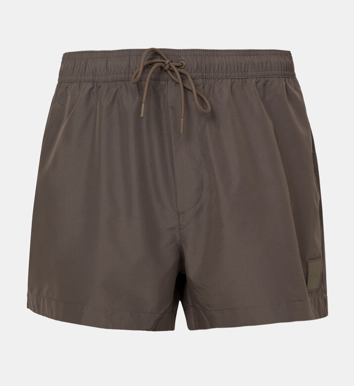 شورت سباحة بحزام خصر مزدوج