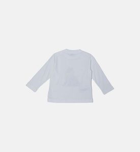 Baby Fox Motif Cotton Sweatshirt Baby Fox Motif Cotton Sweatshirt