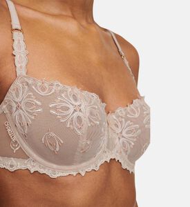 Floral Embroidered Lace Demi Bra