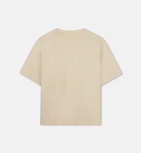 Cotton Velvet-effect Logo Short-sleeve T-shirt Cotton Velvet-effect Logo Short-sleeve T-shirt