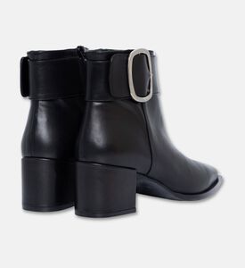 Albano Oversized Buckle Closure Boots, Black, Eu-41, Packshot View