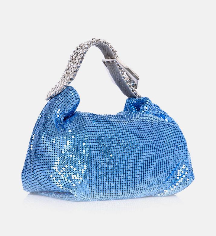 حقيبة يد مزينة بكريستال